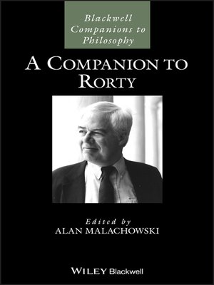 cover image of A Companion to Rorty